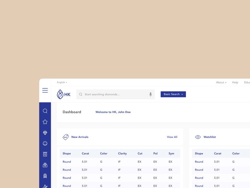 Case Study: HK Diamonds — Blockchain & UX Transformation