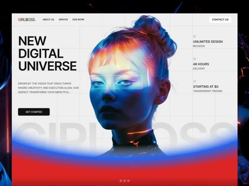 Girl Boss by Vektora Studio - Portfolio, Agency design asset by webflow