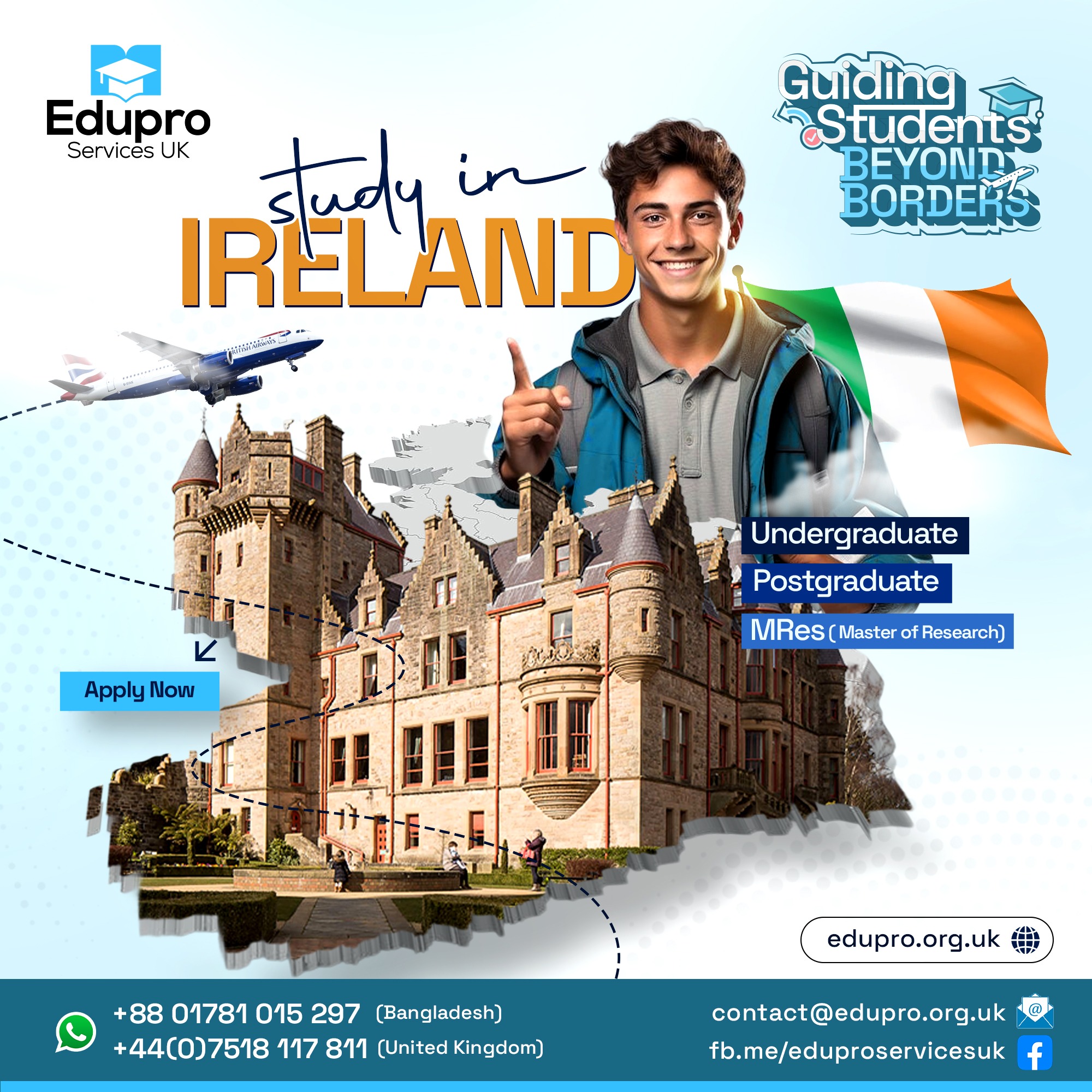 Study Abroad social media | Promotional Ads Image 7