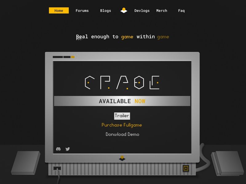 Bold & Creative Landing Page for Indie Games