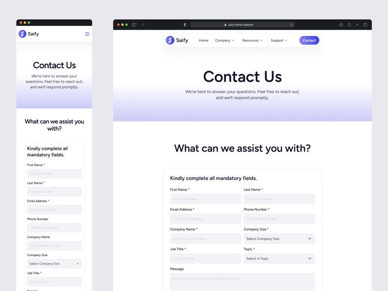 Saify — AI Email Marketing SaaS Template