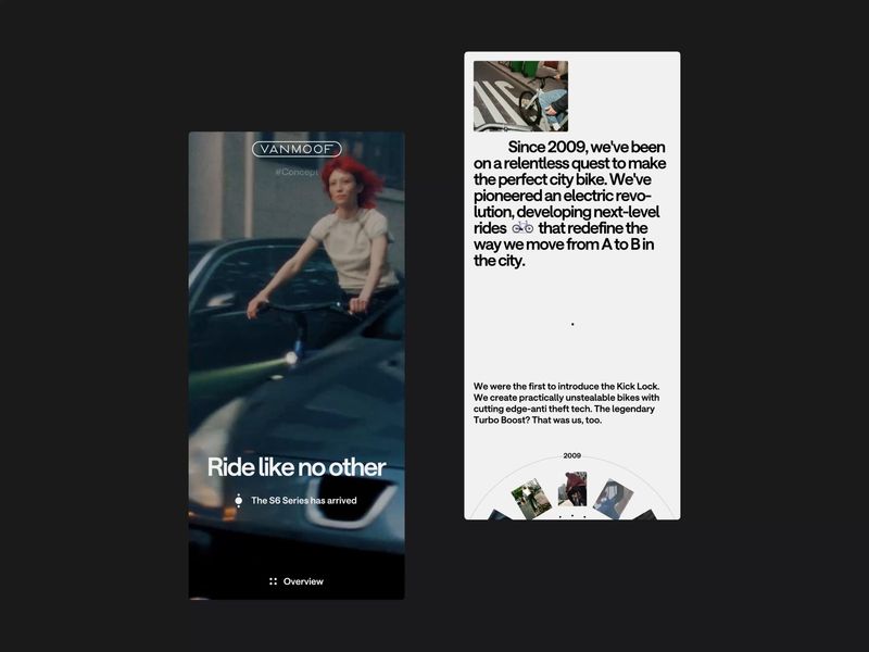 VanMoof Lookbook Concept