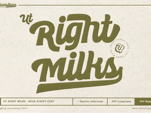 UT Right Milks - Universitype