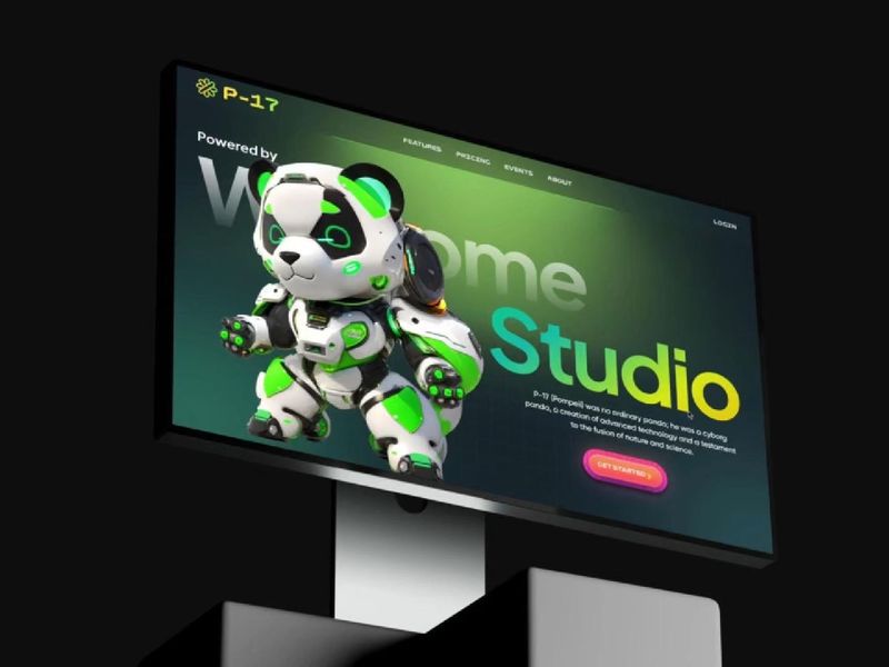 Cyborg Panda Model Zero