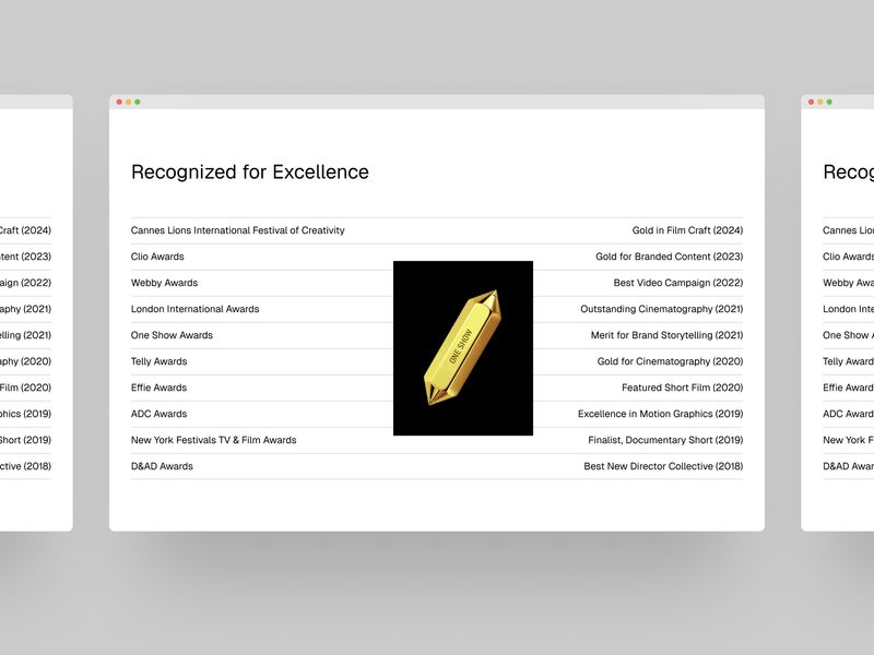 VYZN — Video Production Agency Template