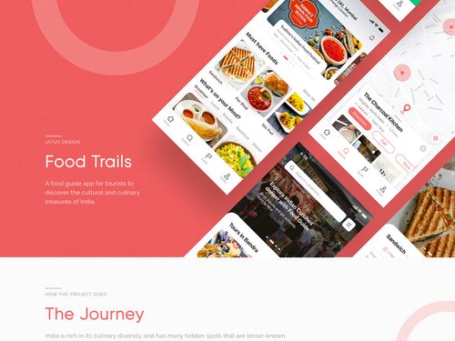 Food Trails | UI/UX Design on Behance