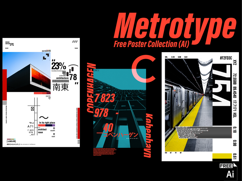 Metrotype – 3 Free Poster Collection