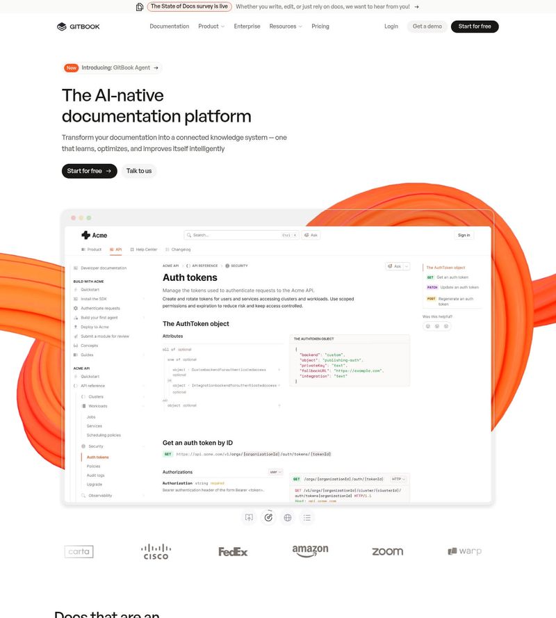 Screenshot taken from gitbook.com