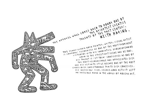 APPAREL WALL: Keith Haring - Apparel Music