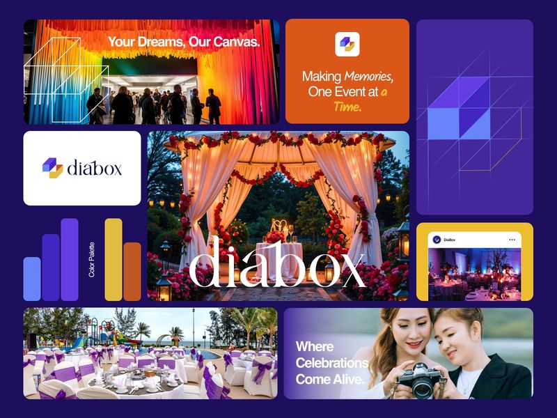 DIABOX - Event Managment Branding Design | Orbix Studio