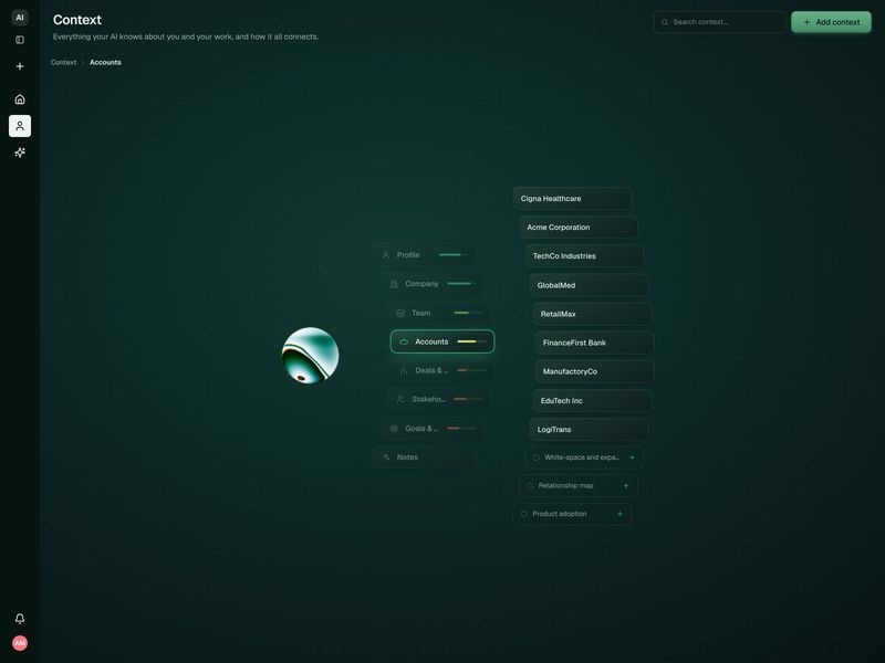 CRM that doesn't have to look boring . Context Engine