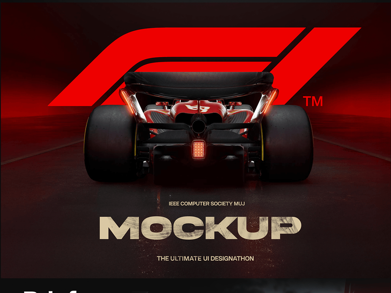 F1 Website Redesign | Designathon Runnerup