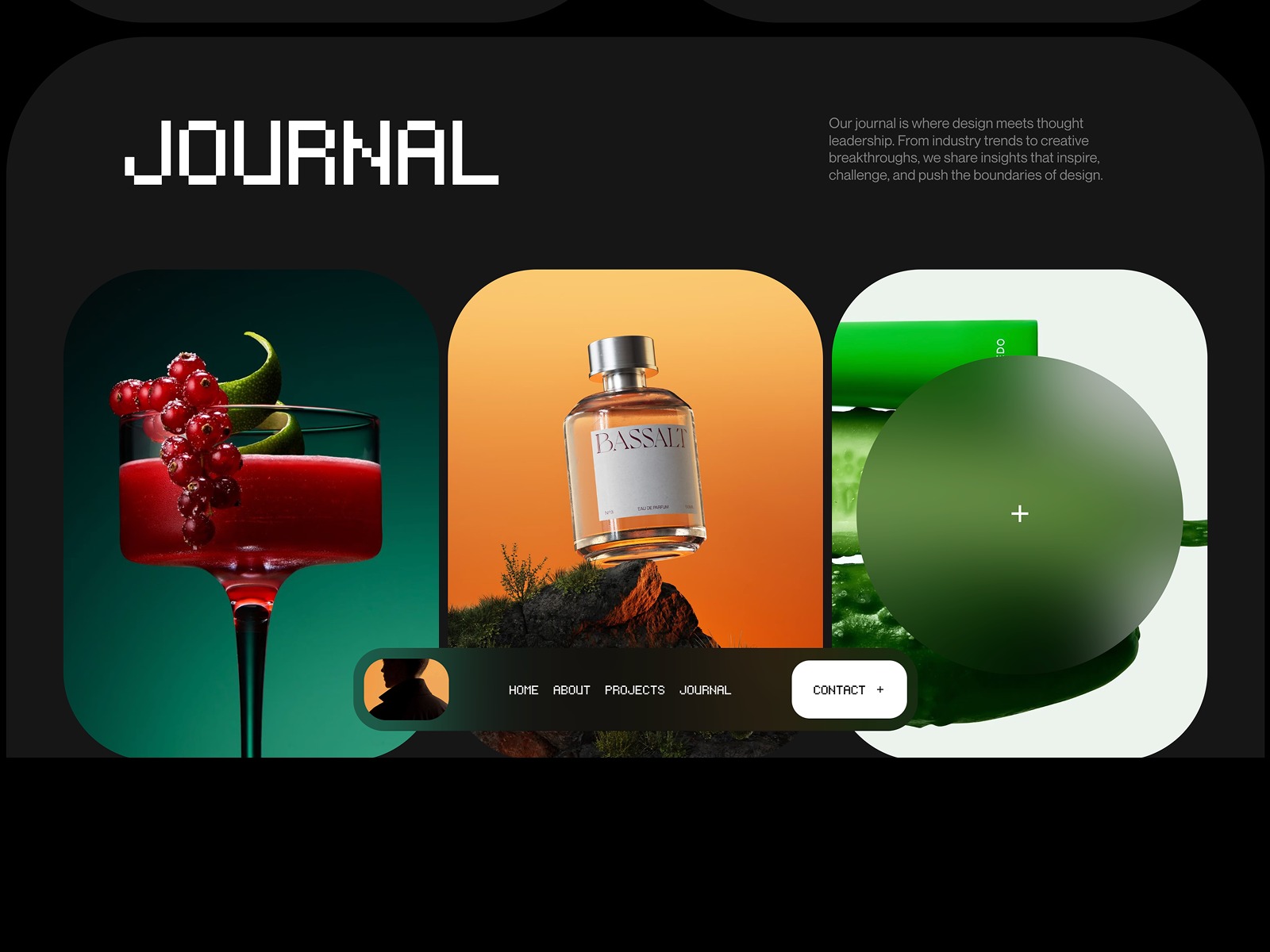 Magnetto - Stylish Portfolio Template Image 1