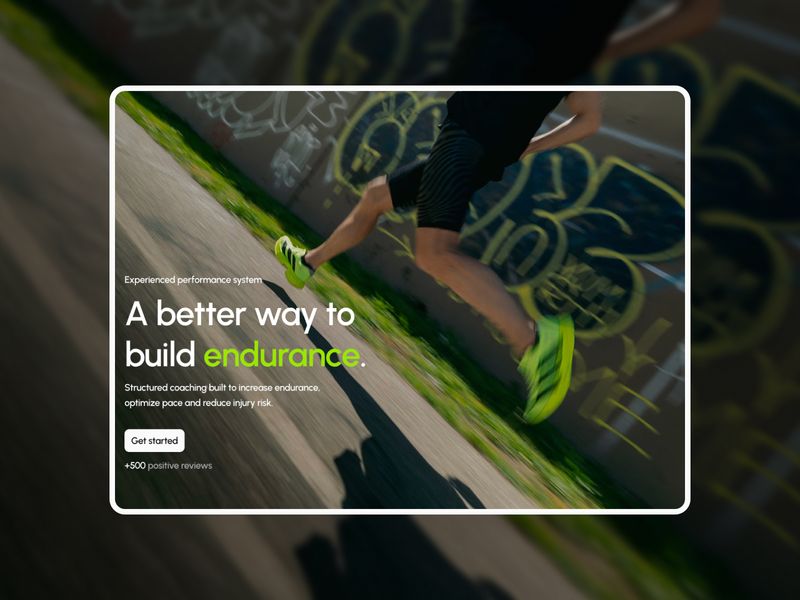 Ndurance by Jakub Bartkowski - Uncategorized design asset by framer