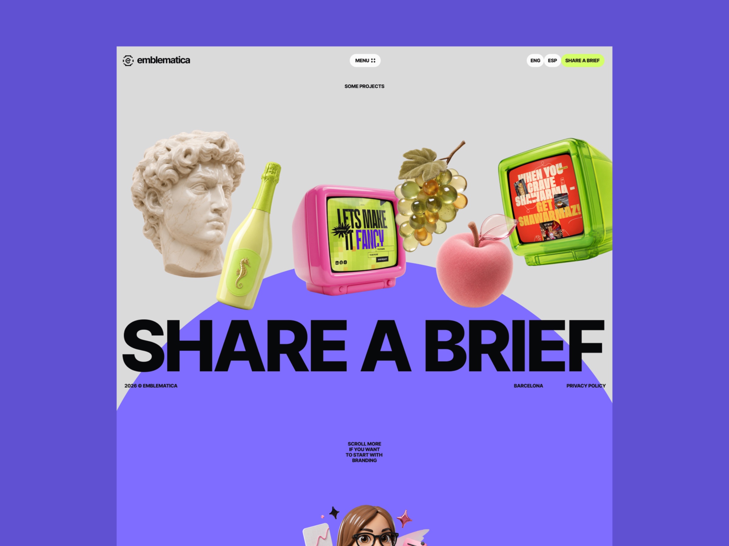 emblematica — concept-led brand & web design agency in barcelona Image 1