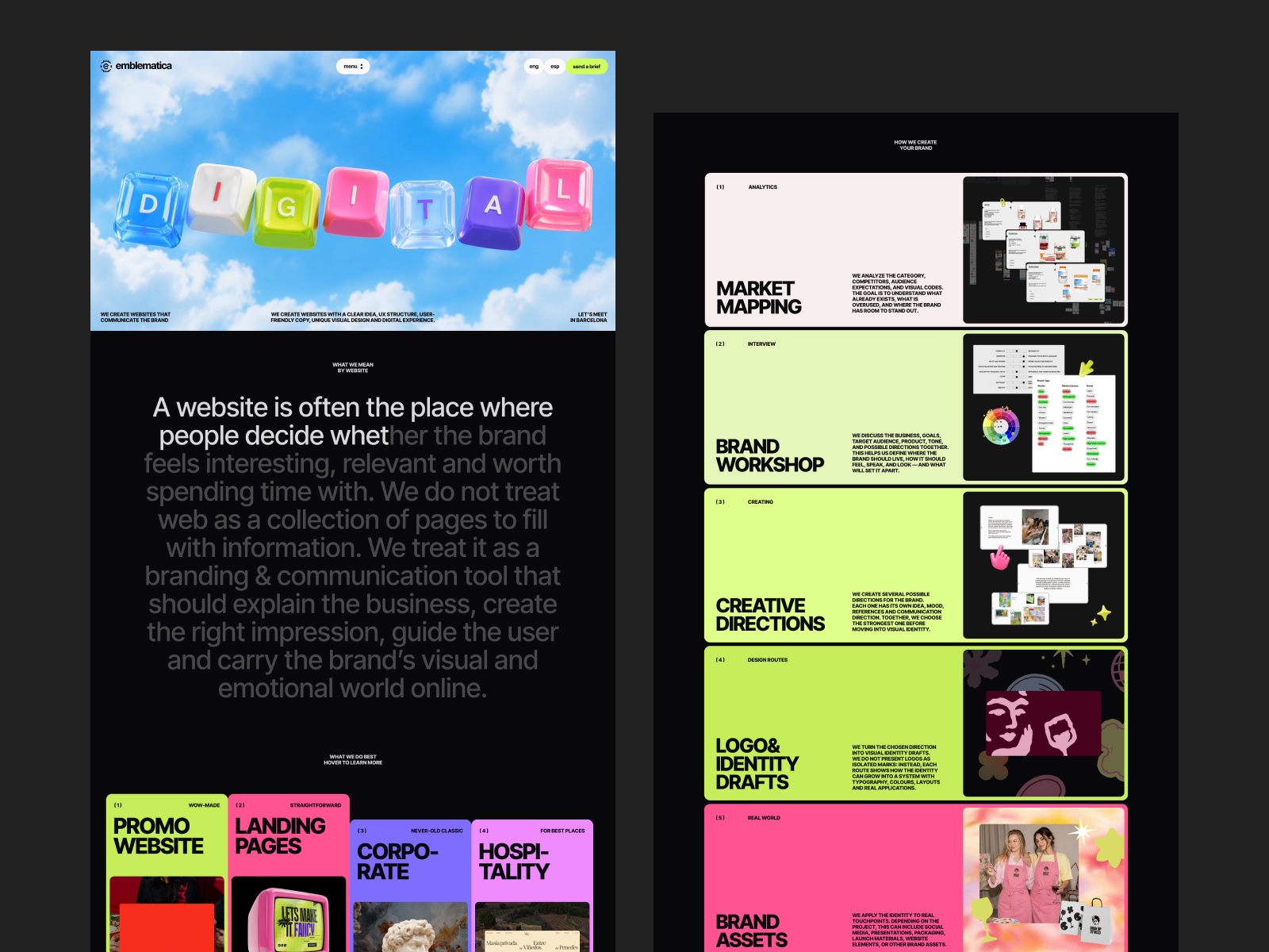 emblematica — concept-led brand & web design agency in barcelona Image 3