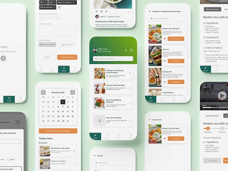Recipe Mobile‌ App Redesign