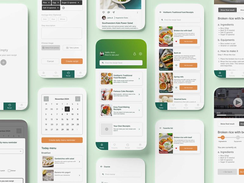 Recipe Mobile App Redesign