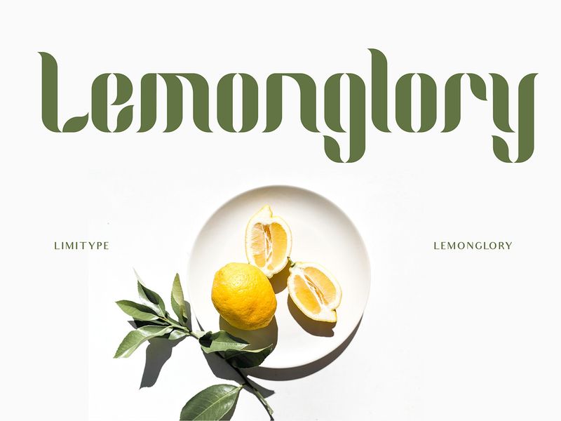 Lemon Glory - Modern Display Font