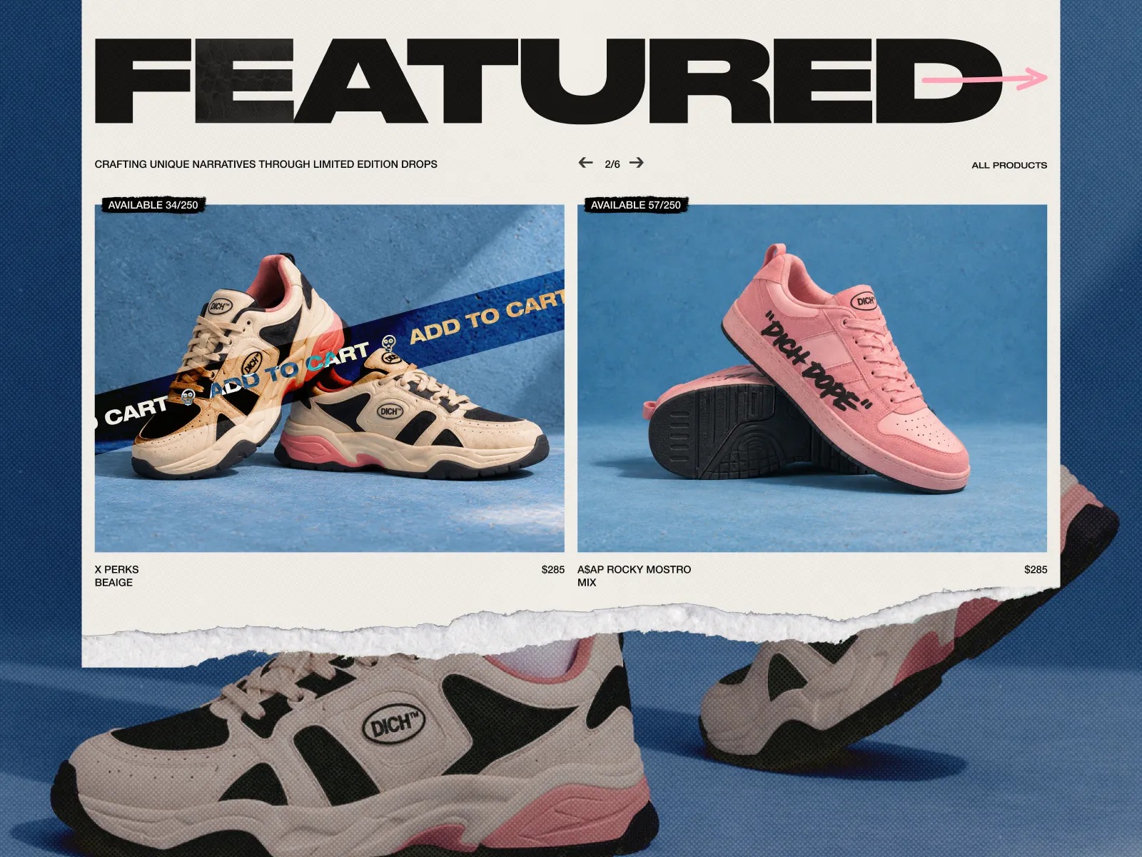 DICH™ Shoes // Ecommerce Website Vol.02 Image 0