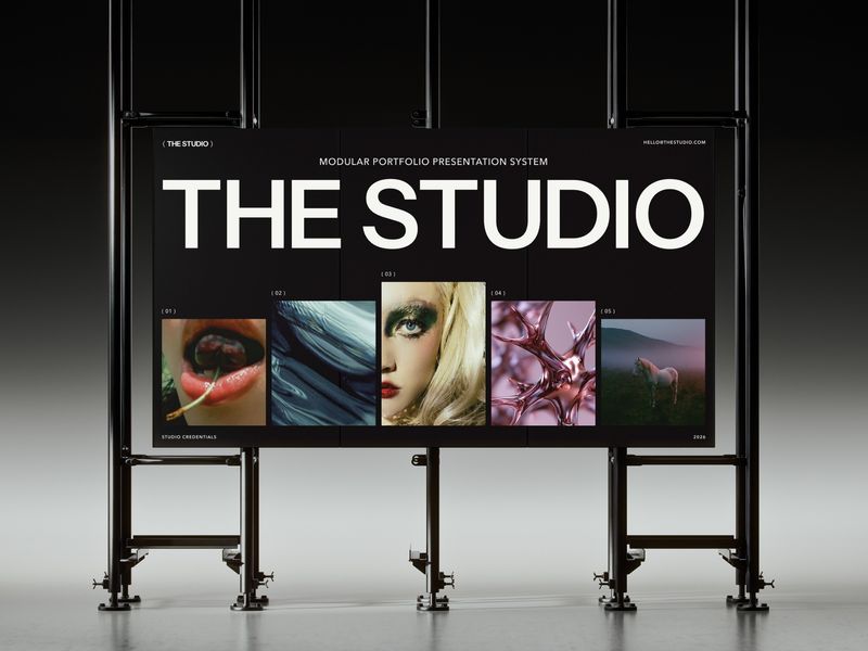 🍒 The Studio - Modular Portfolio Presentation System