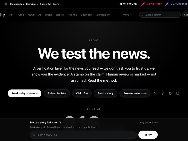 FinchFile — We test the news.
