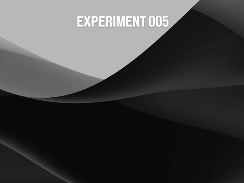 Experiment 005 — Infinite Slider with Smooothy library 