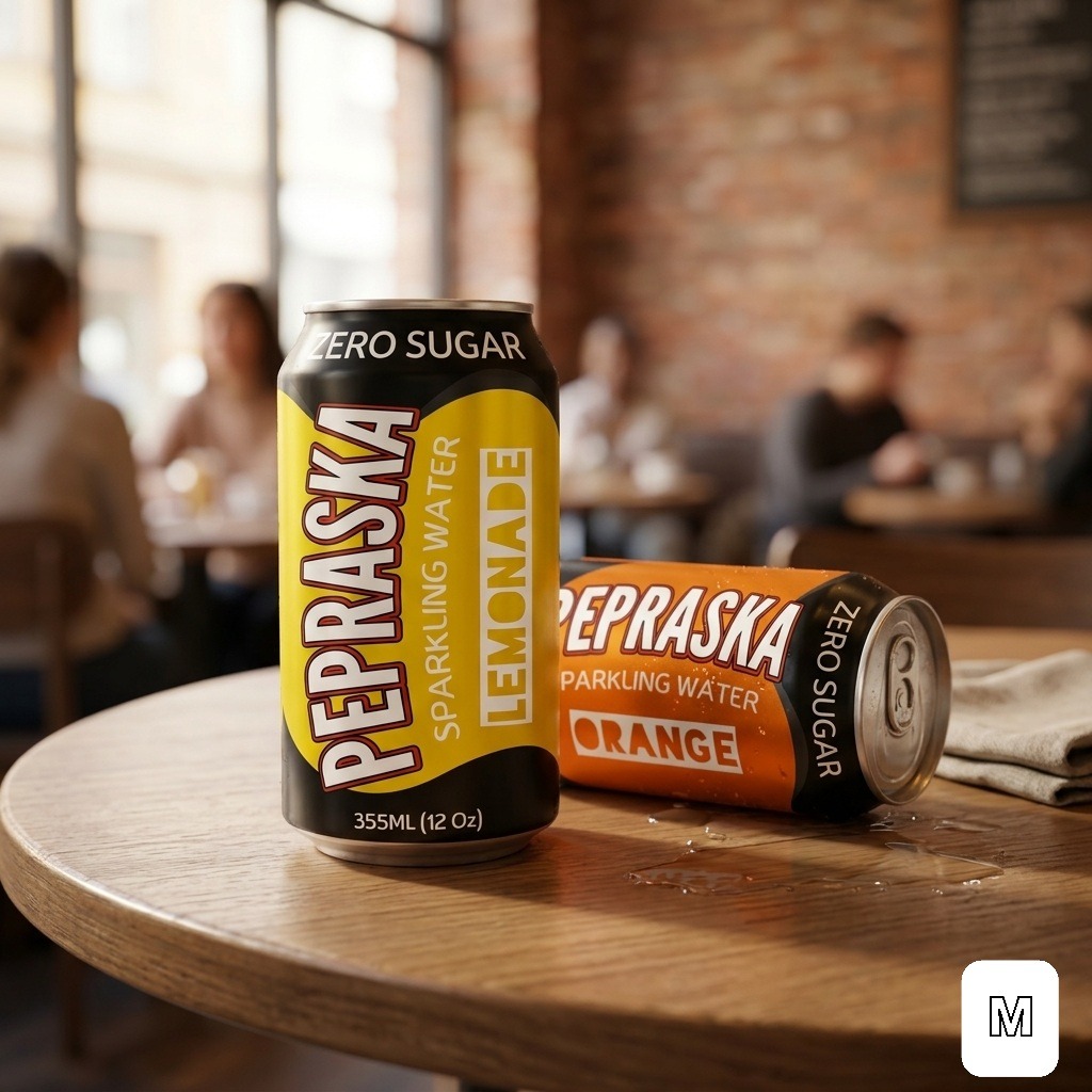 PEPRASKA SPARKLING WATER - ZERO SUGAR FUNCTIONAL  Image 0