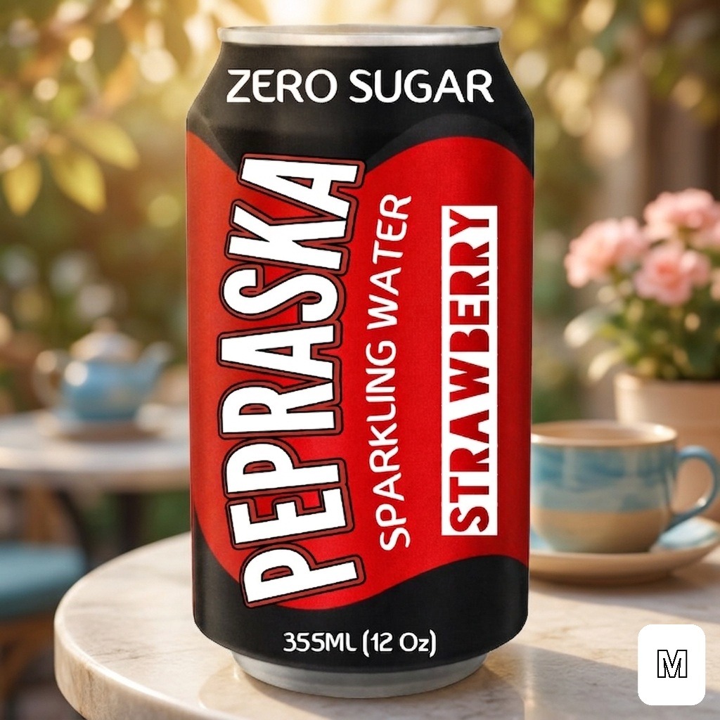 PEPRASKA SPARKLING WATER - ZERO SUGAR FUNCTIONAL  Image 3