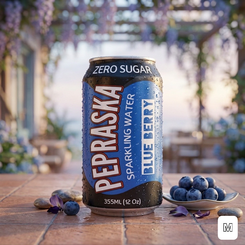 PEPRASKA SPARKLING WATER - ZERO SUGAR FUNCTIONAL  Image 4
