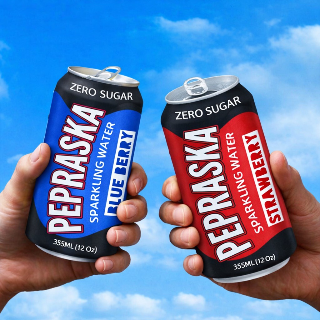 PEPRASKA SPARKLING WATER - ZERO SUGAR FUNCTIONAL  Image 8