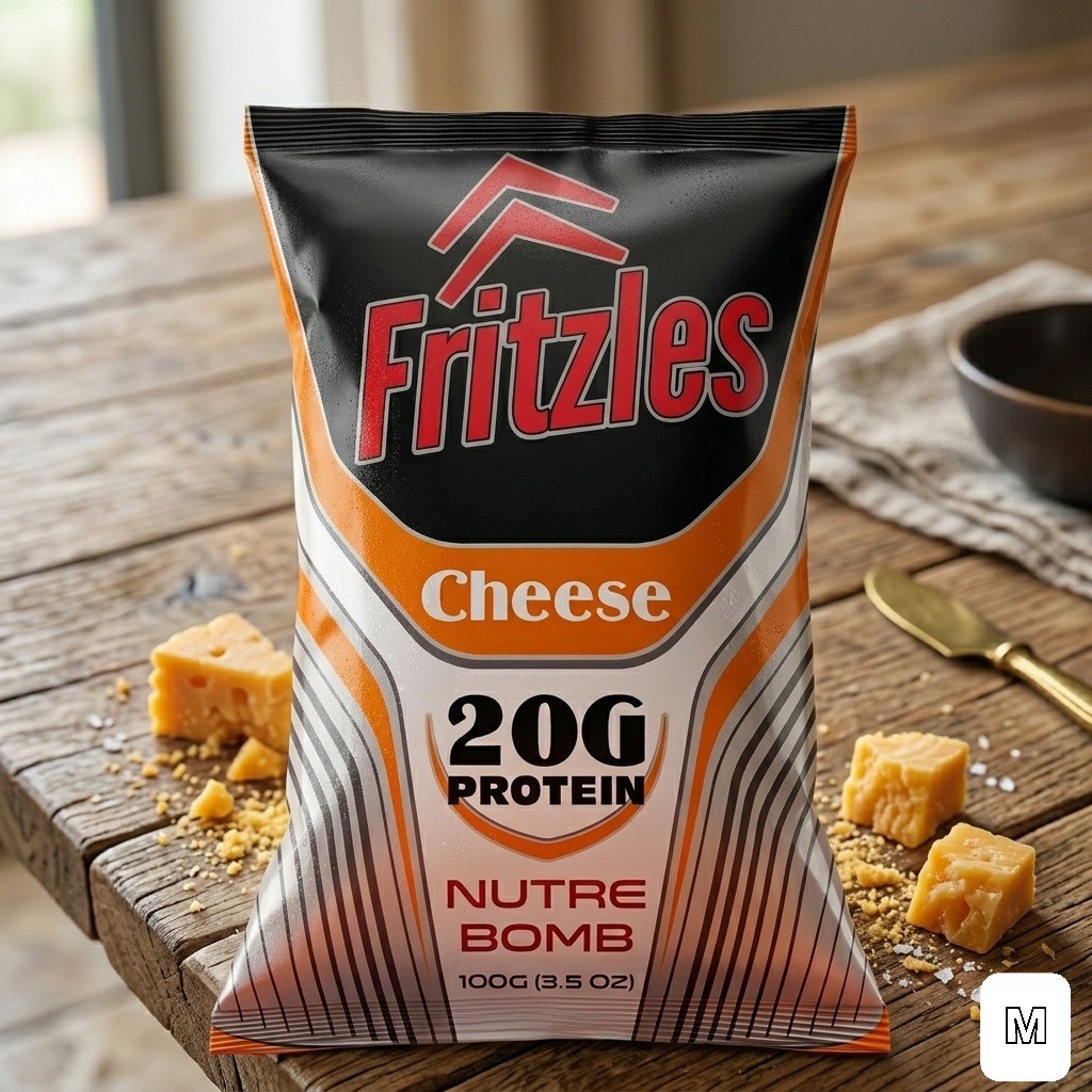 Fritzles Nutre Bomb - Protein Snacks Packaging Design  Image 9