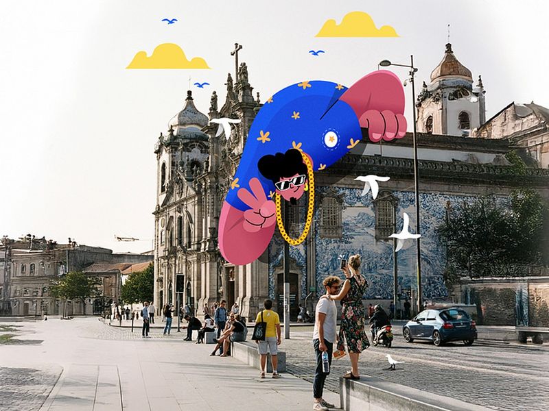 Photo & illustration: A Visual Mashup