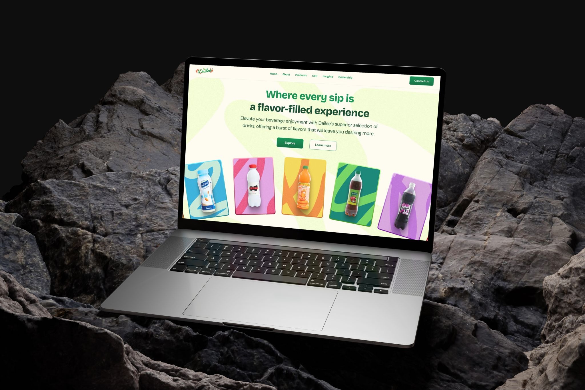 Dailee by Daily Fresh Fruits – UI/UX Design and Framer Development Image 0