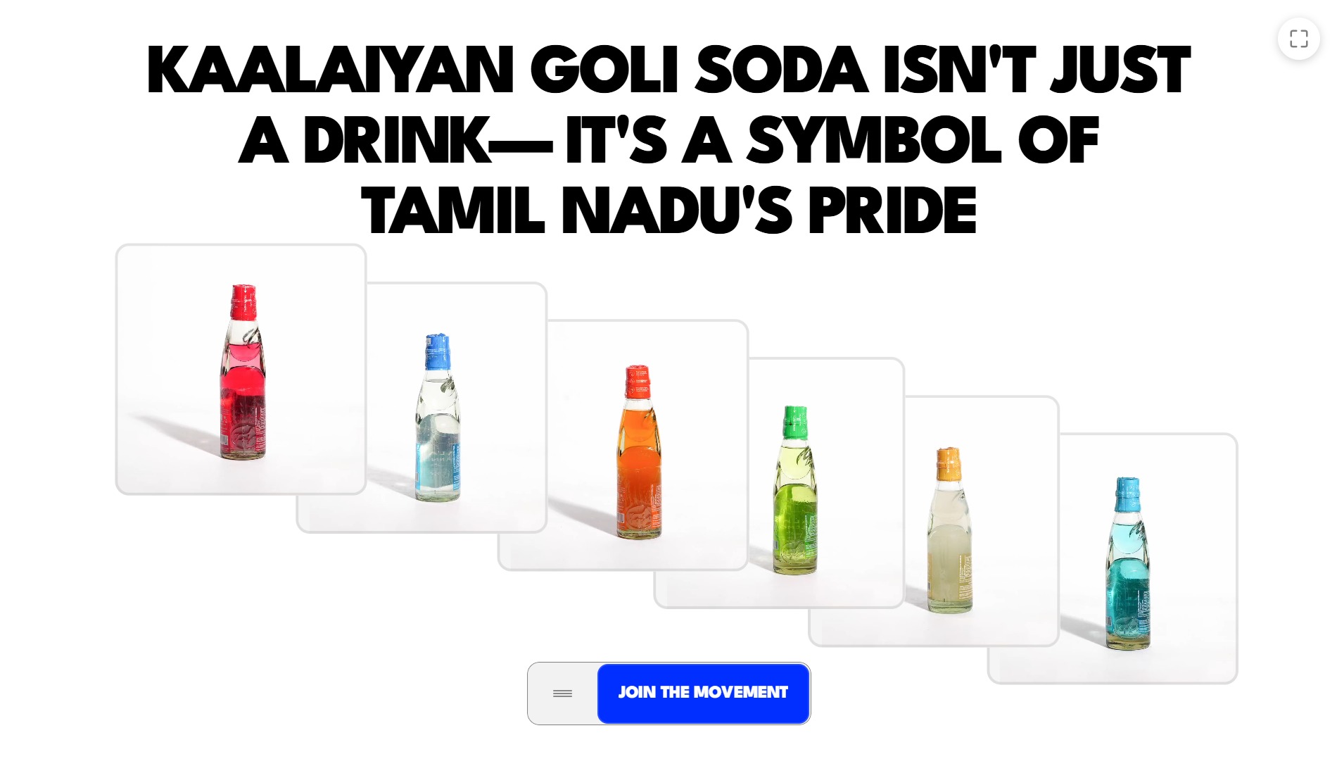 Kaalaiyan Goli Soda – UI/UX, Visual Direction and Framer Development Image 2