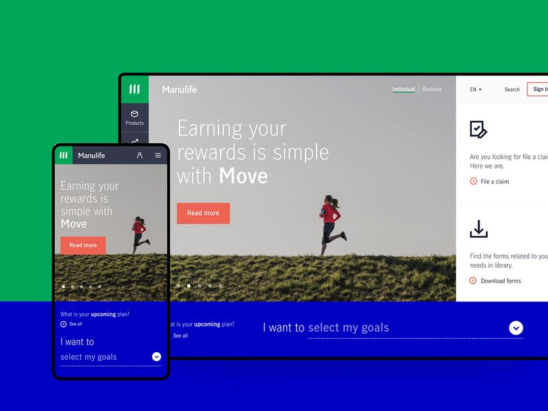 Re-defining Manulife’s Web Experience