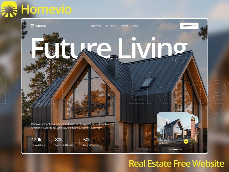 Homevio Website - Uncategorized design asset by framer