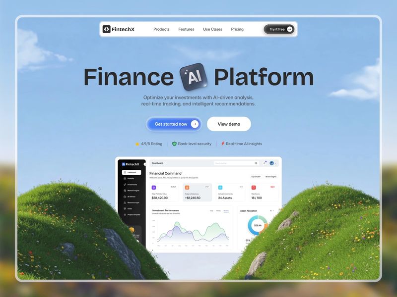FintechX by Salim from Webestica - Uncategorized design asset by framer