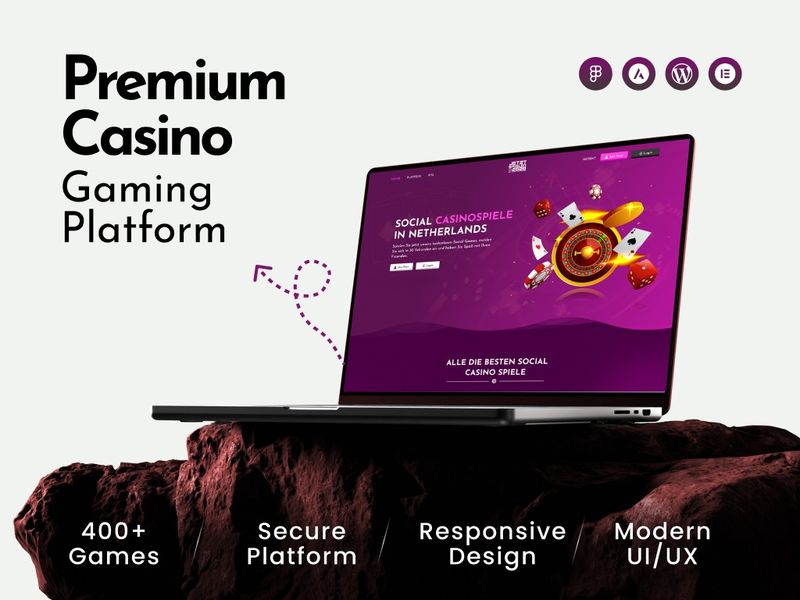 Premium Social Casino — Immersive Web UI/UX