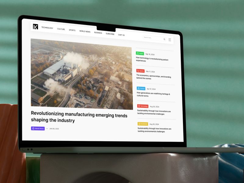 Kivzo - Blog & Magazine Website