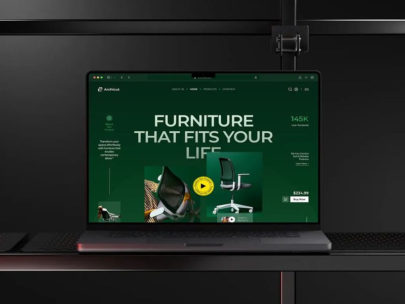 Archicut - Furniture E-commerce Website | Orbix Studio