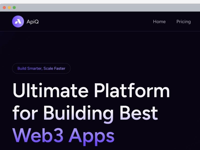 APIQ — Web3 Blockchain Template