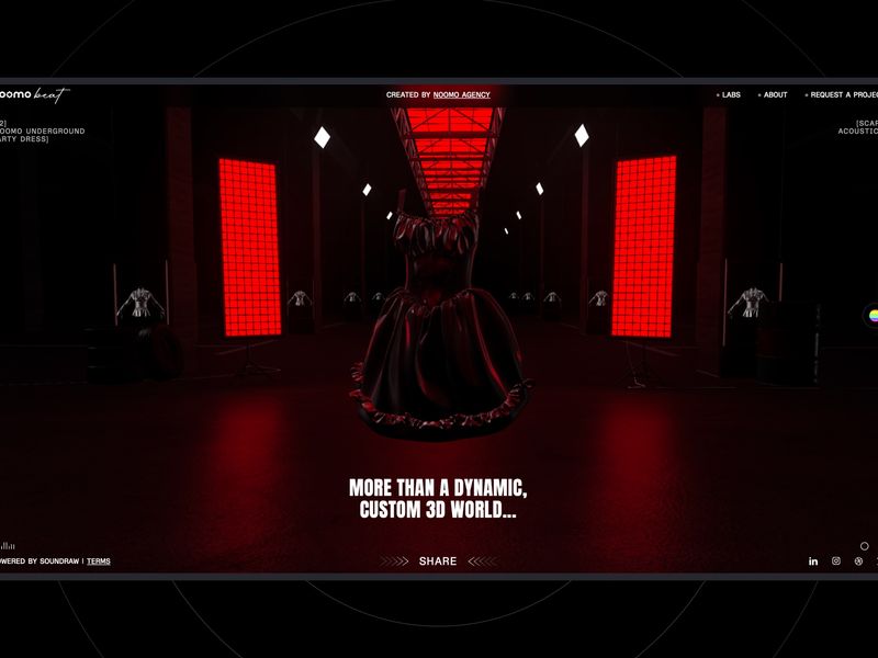 Noomo Beat - 3D brand activation microsite. by Noomo Agency