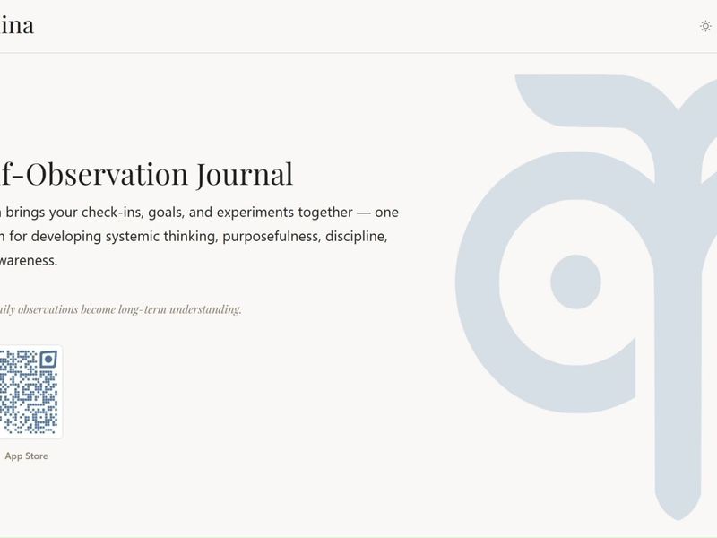 Fialina — Self-Observation App