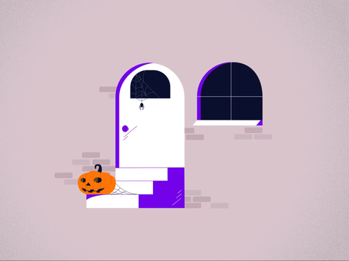 Scary Halloween Ghost House by Roman Serebryakov