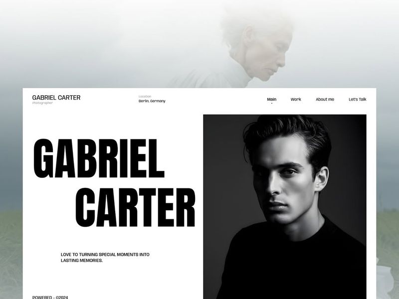 GC - Photographer UI Design Concept