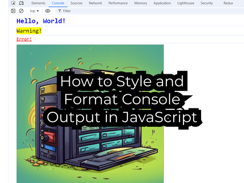 How to Style and Format Console Output in JavaScript