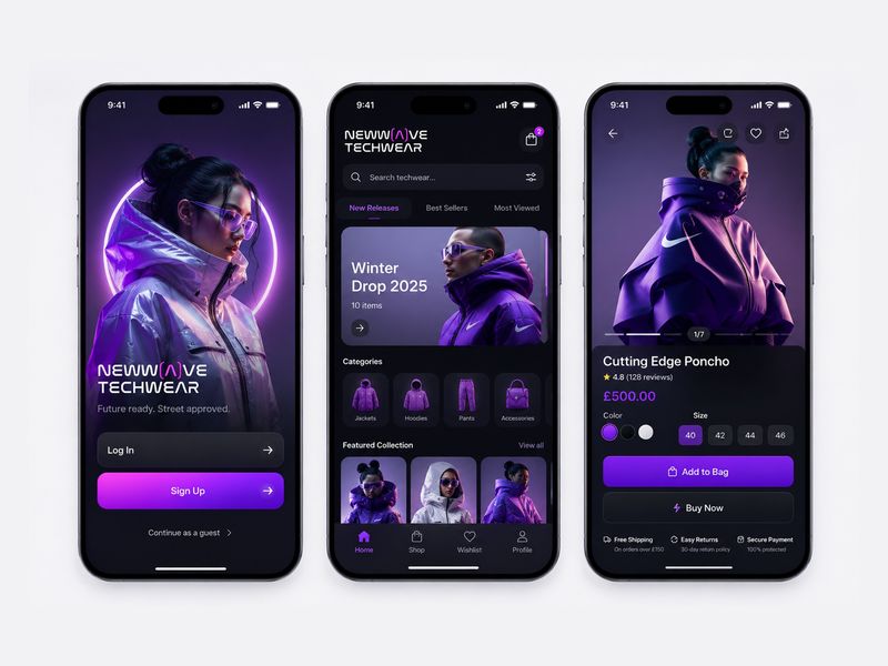 Fashion Ecommerce App — Premium Mobile UI/UX Design