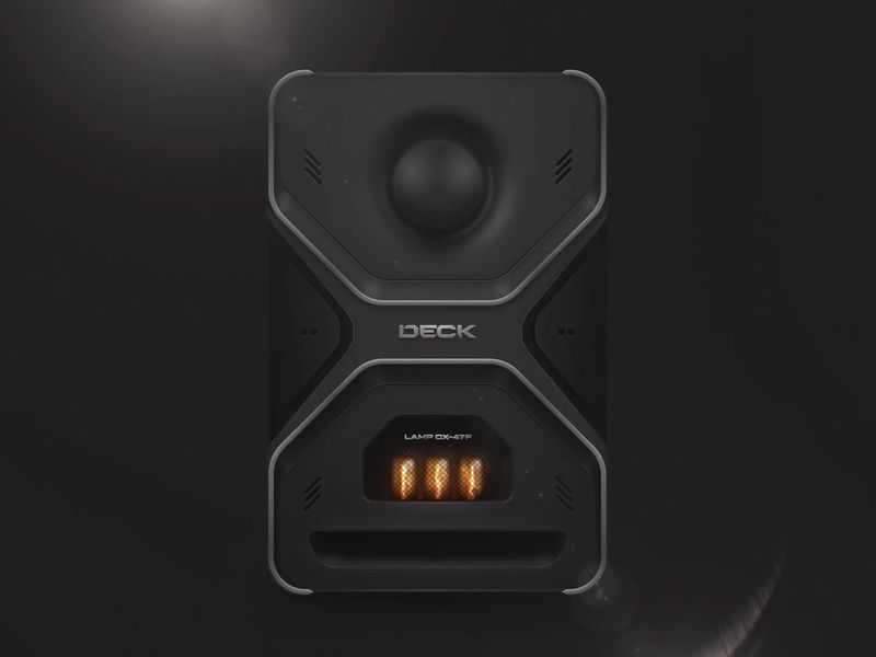 Lamp amplifier speaker design