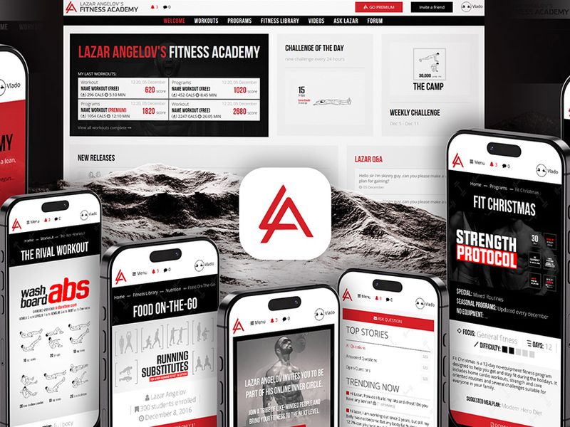 Lazar Angelov — Fitness Academy Platform